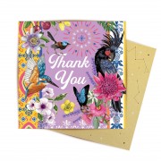 Mini Greeting Card | Mini Card Tropicana Thank You